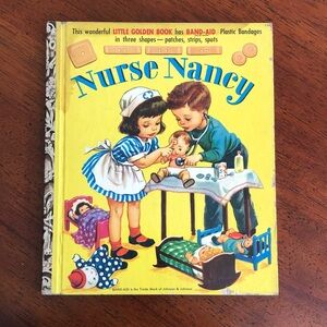 Vintage LITTLE GOLDEN BOOK Nurse Nancy